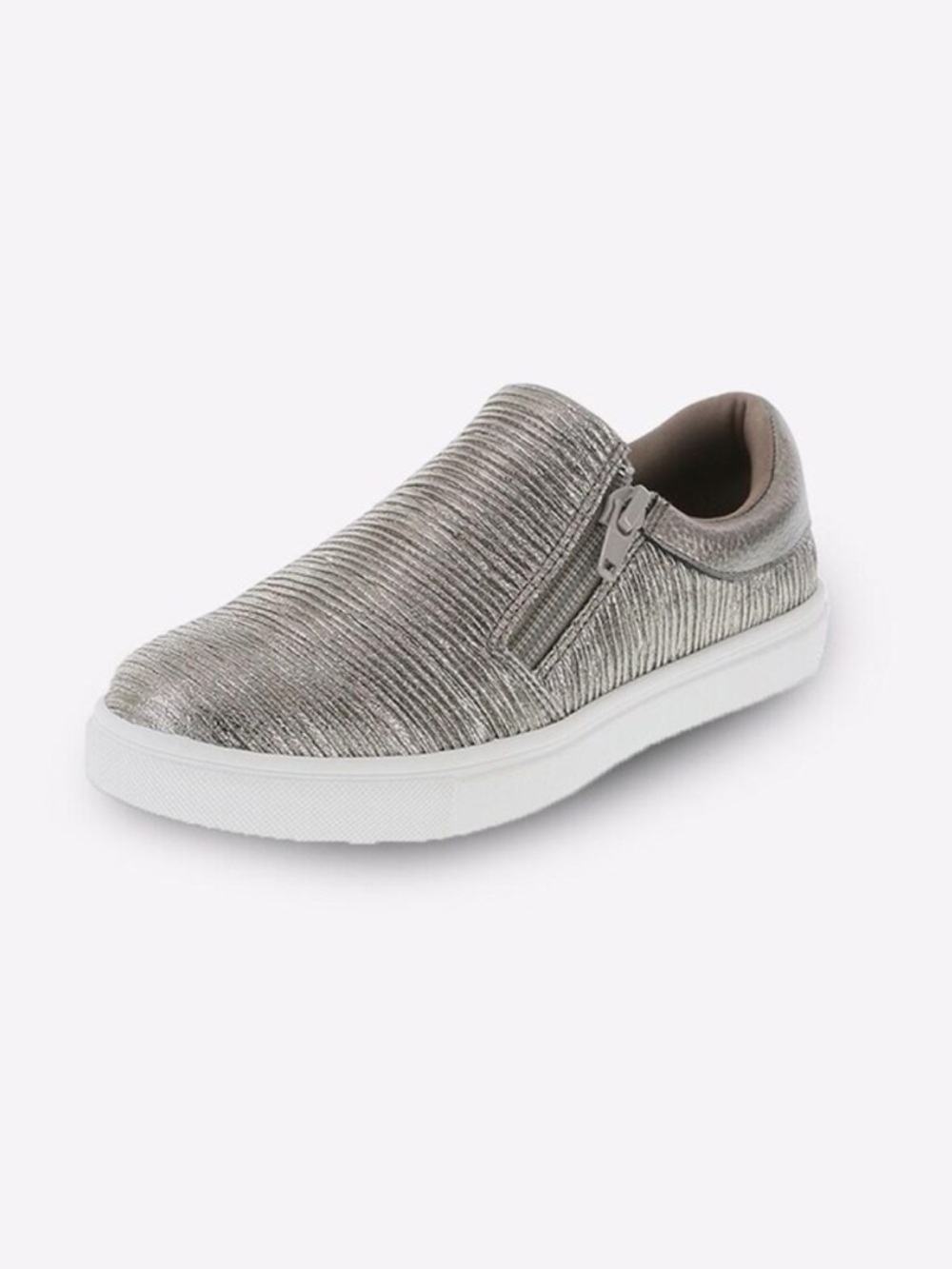 Brash Metallic Bronze bold statement Slip-On Sneakers